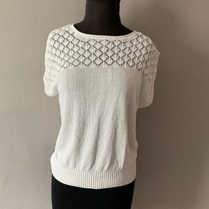 White Lace Knit Women's Camisole